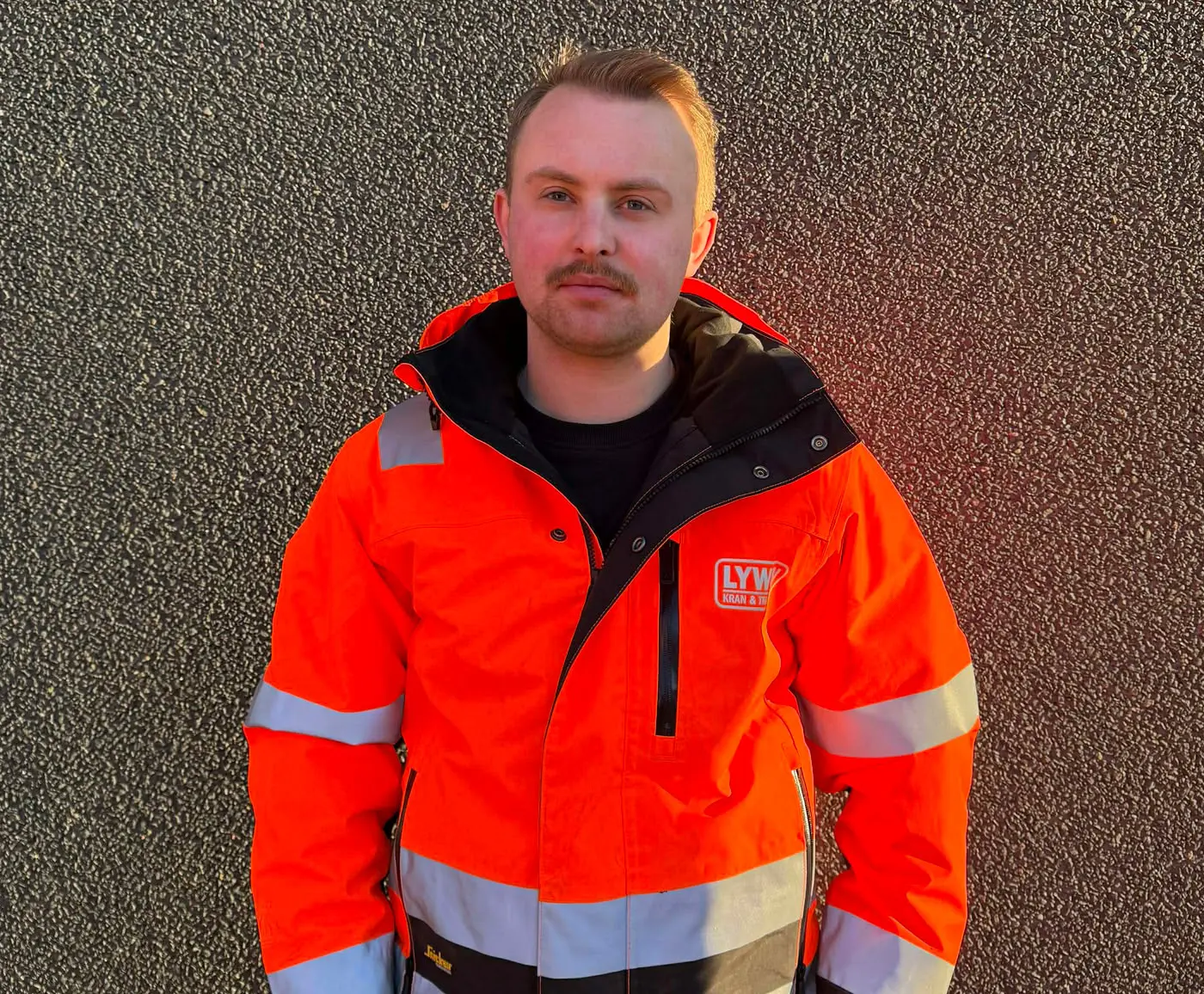 Emil Lywén - Kranförare på Lywén Kran & Transport AB i Kisa