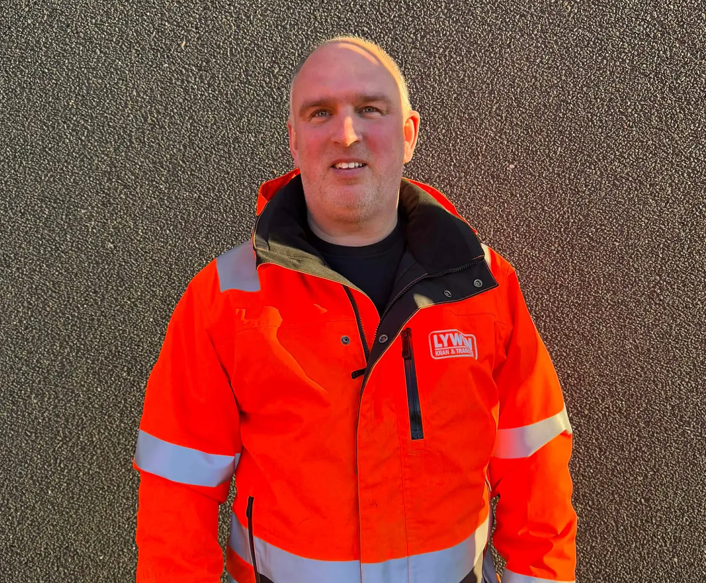 Glenn Lywén - Ägare och kranförare på Lywén Kran & Transport AB i Kisa